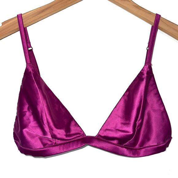 Victoria's Secret Pink and Purple Satin Bras - Picture 2 of 12